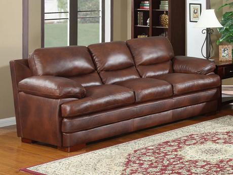 Grained leather sofa Baron leather sofa by leather italia - 100% top grain SGJUYXZ