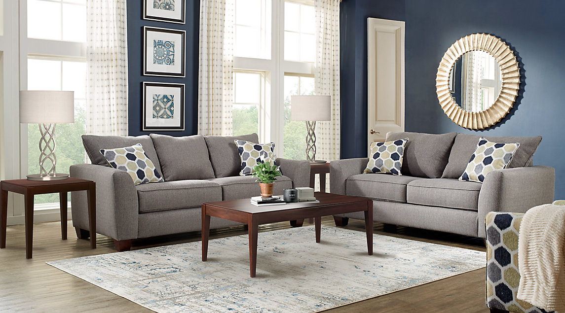 gray living room furniture shop now.  bonita springs gray 5-part living room EQTLQVZ