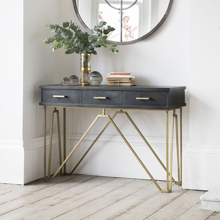Hall table 27 beautiful entrance area - entrance table ideas designed with every style |  CVNSRZK