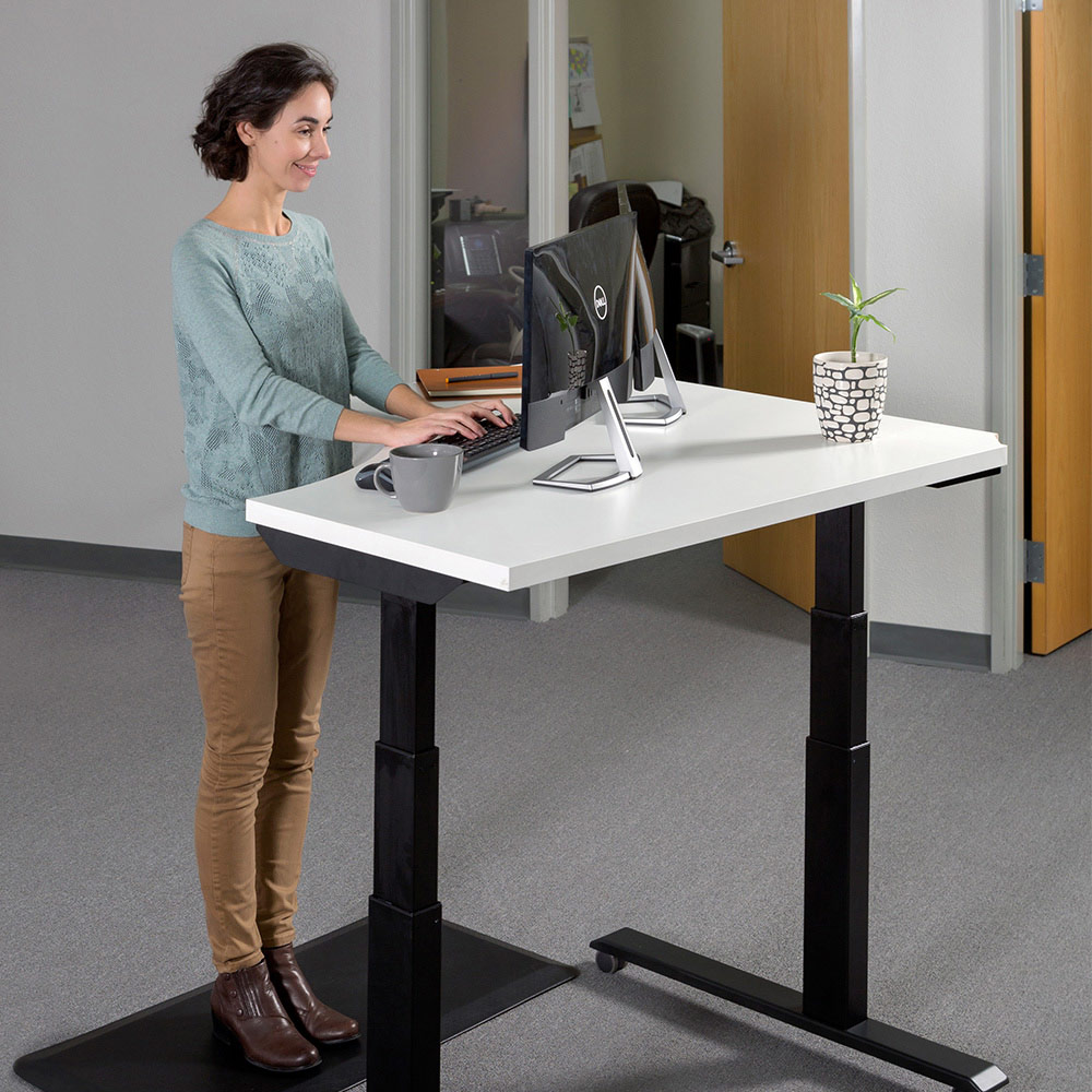 height-adjustable desk loctek had3c corner height-adjustable standing desk frame sit-stand workstations, FHNRFOL