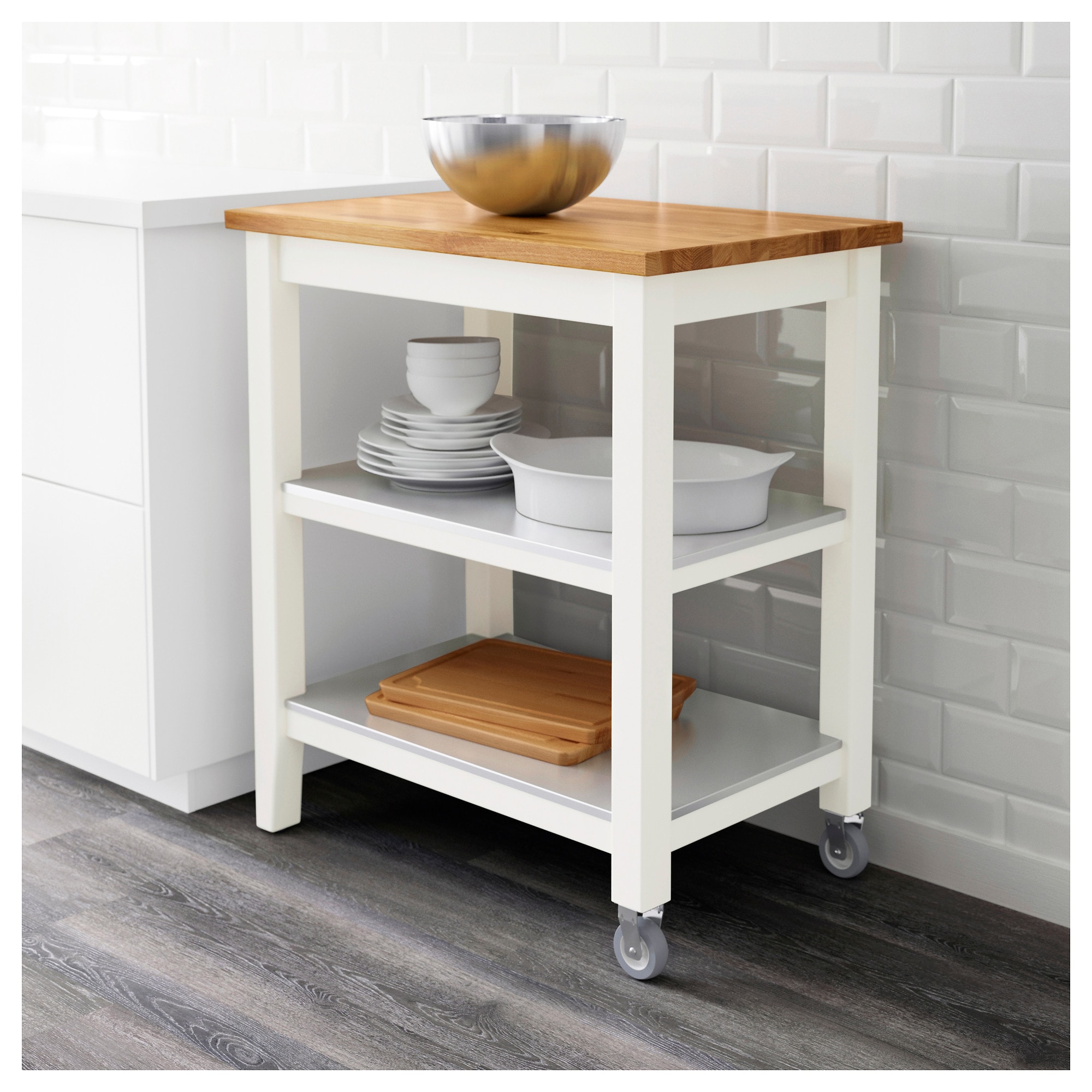 ikea stenstorp kitchen trolley offers you additional storage space in your kitchen.  GXCLYFB