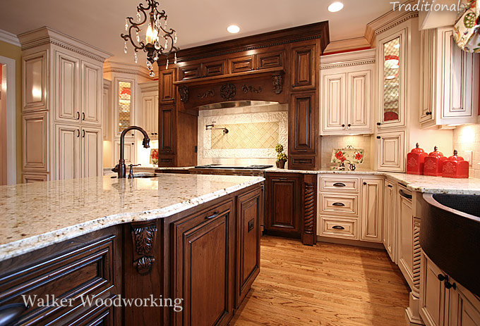 Images courtesy of Walker Woodworking ©.  traditional kitchens ... ALYMFSM