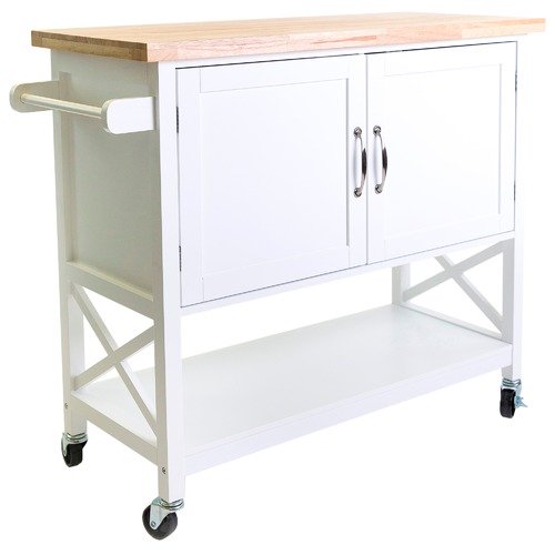 in the home furniture style elwood kitchen trolley ZPXUDZQ