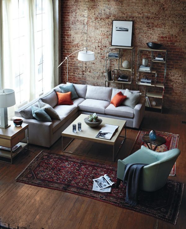 50 Most Phenomenal Industrial Style Living Rooms |  Small apartment .