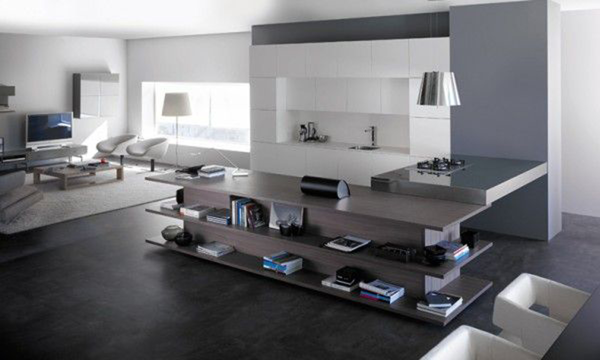 Innovative living room design cool integrated living room kitchen interior LHGJPFV