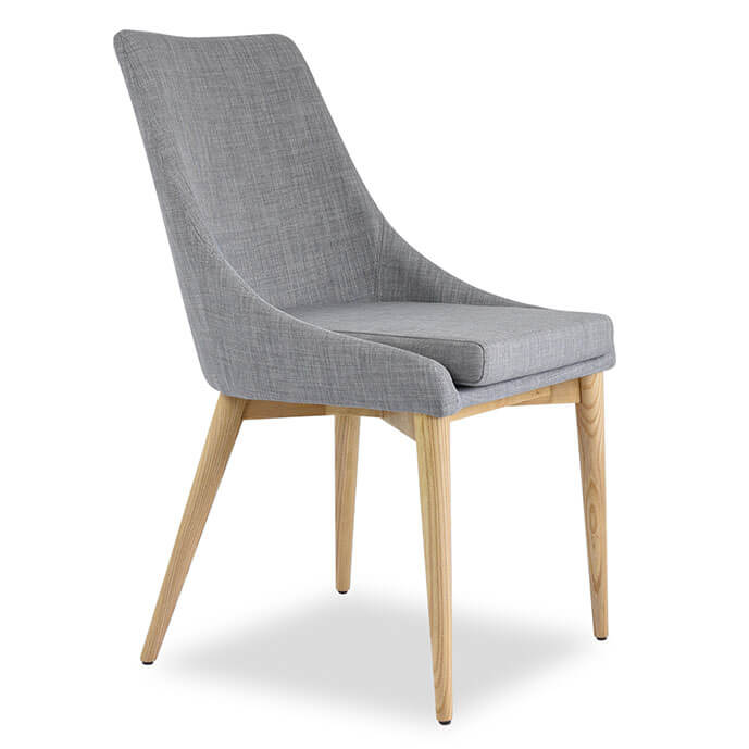 jessica modern dining chair in light gray, set of 2 HZOAMZJ