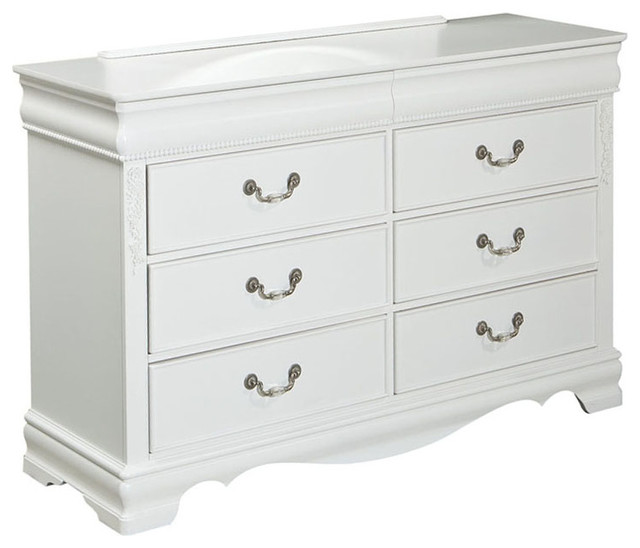 Children's chest of drawers standard furniture Jessica 6 drawers kidsu0027 chest of drawers in white VIEAIUY