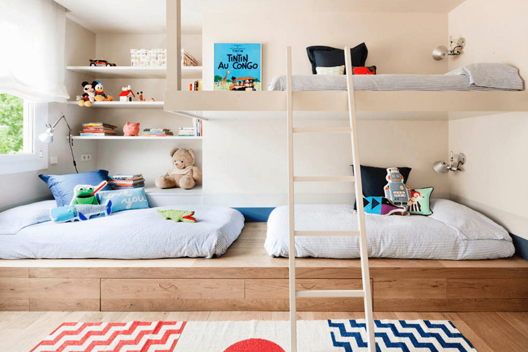 Children's room design modern neutral bedroom AEBGTPP