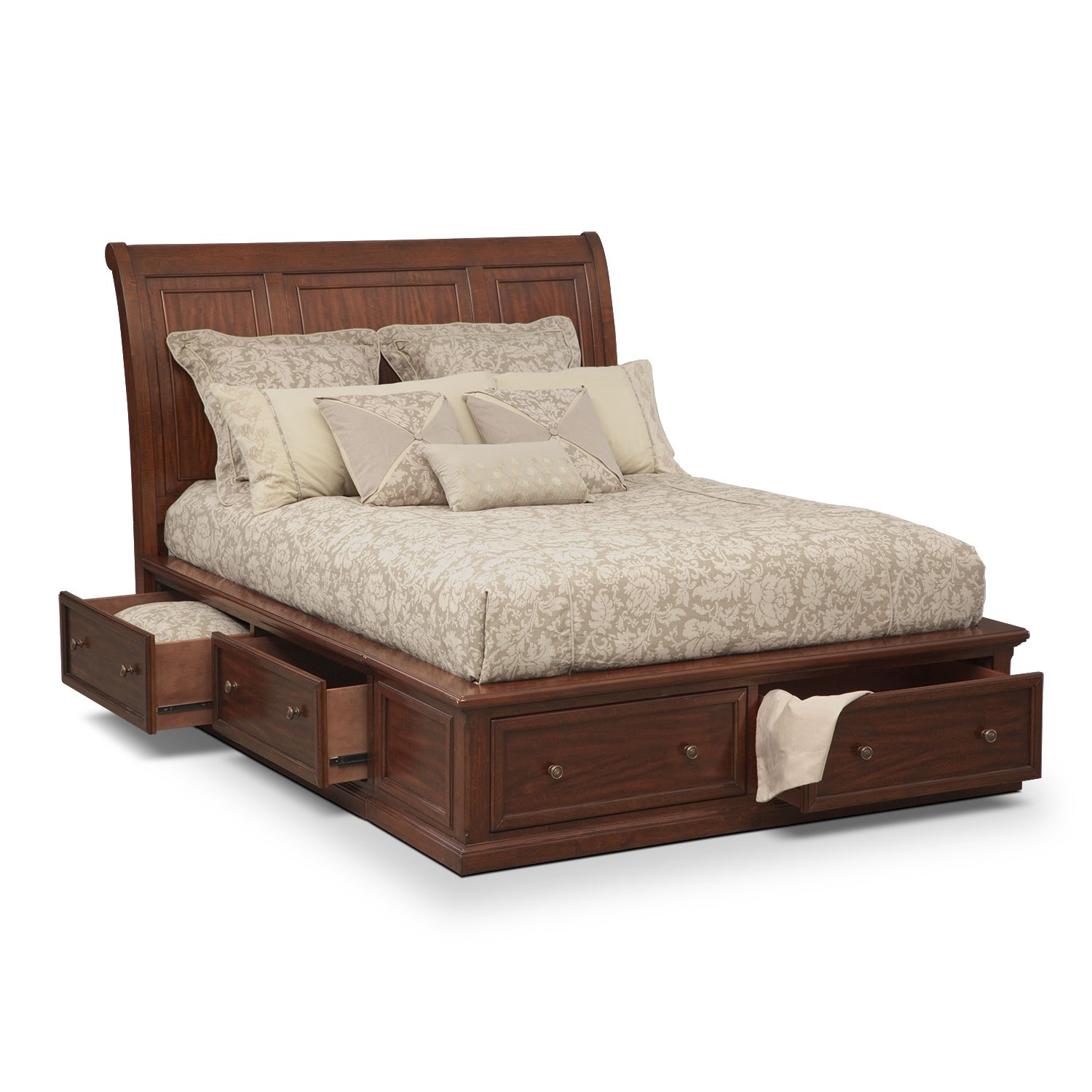 King size bed Hanover King size bed with storage box - cherry RPBYFKD