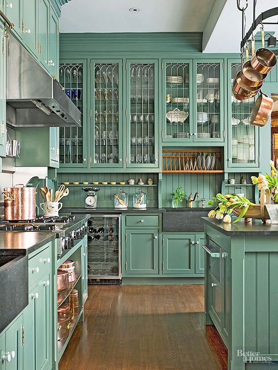Ideas and expert tips on kitchen cabinet doors made of glass |  Dekohol
