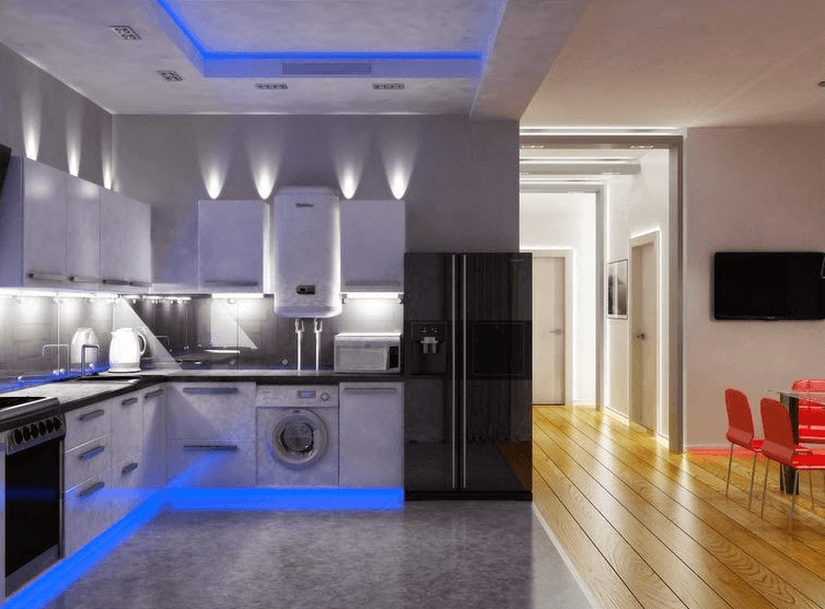 Kitchen lighting ideas for low ceilings in 2020 |  Kitchen ceiling.