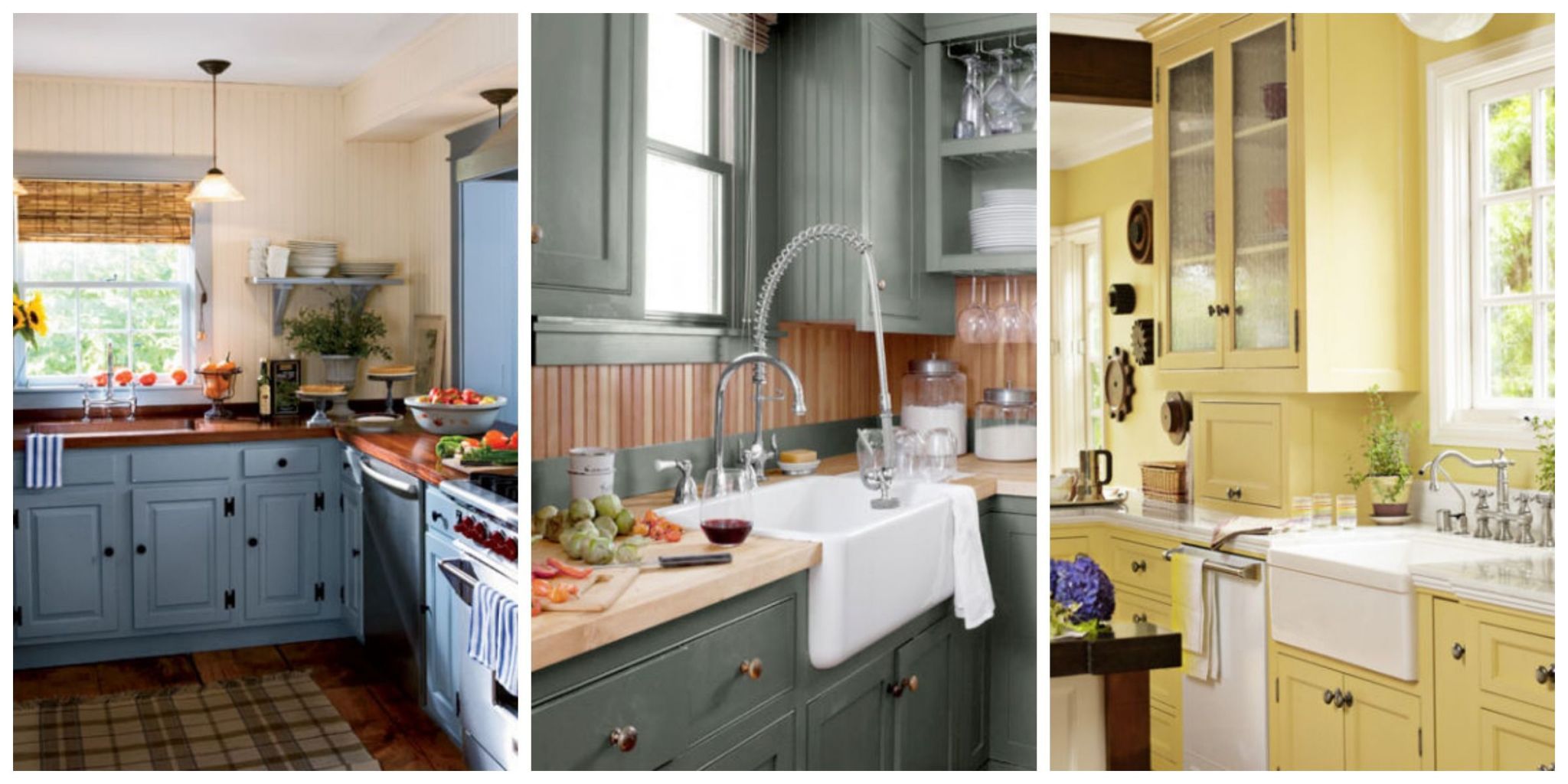 Kitchen colors create a beautiful and colorful kitchen with these colors and decorations TFRKVTD