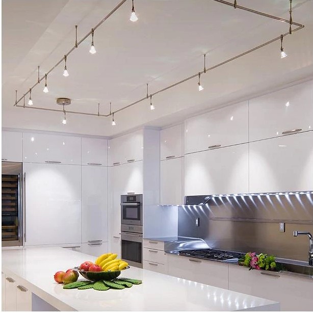 20 Kitchen Track Lighting Ideas To Bring Your Cooking On Tra