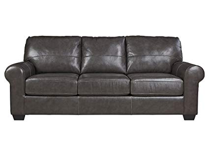 Leather Sofa Beds Queen Size Ashley Furniture Signature Design - Canterelli Contemporary Leather Sofa Bed - TUBURYA