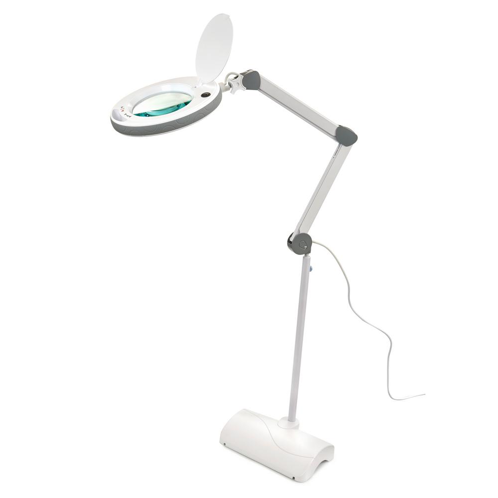 LED professional magnifying lamp with table or floor base BQEXTTC
