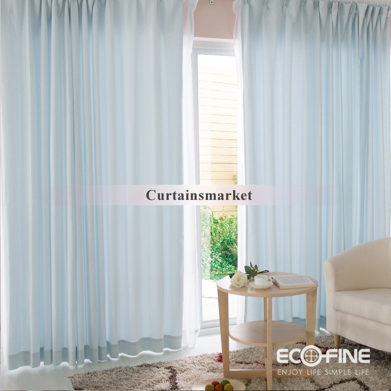 light blue curtains living room and bedroom 2 panels light blue curtains AVCFMCK