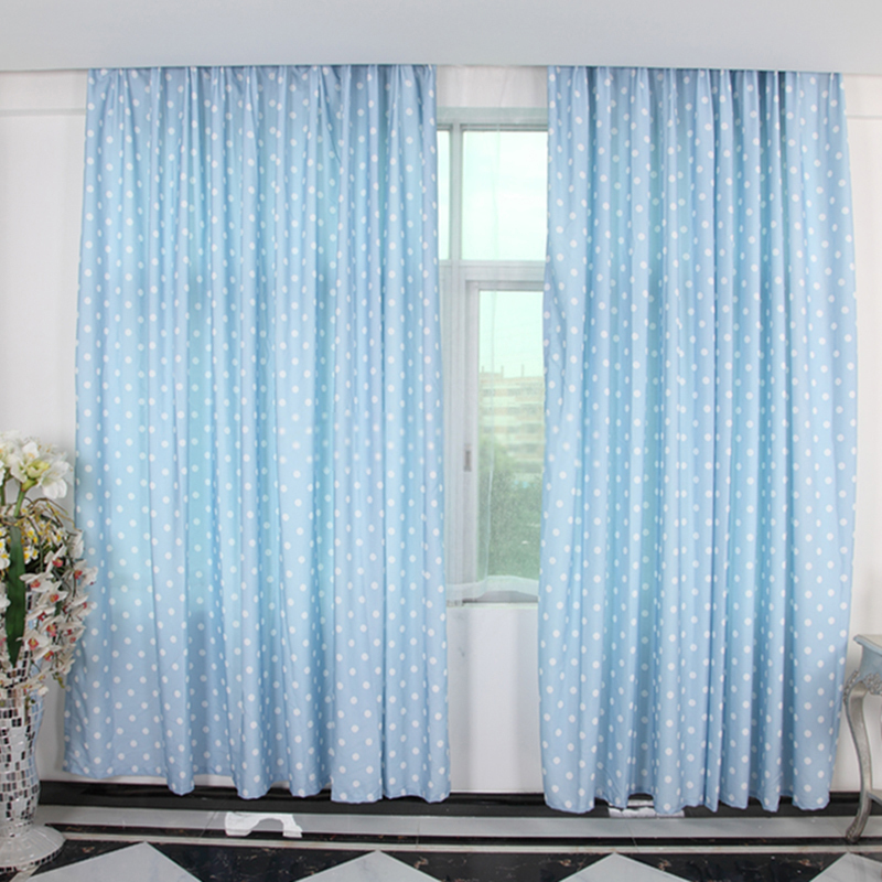 light blue curtains light blue curtains with a polka dot pattern can decorate your room light GZJLXMK