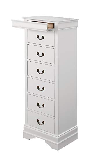 Lingerie chest of drawers amazon.com: Homelegance Mayville Lingerie chest of drawers with 7 drawers and hidden drawer, white: RPPYRBC