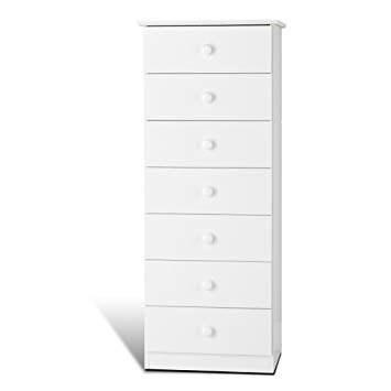 Lingerie chest of drawers amazon.com: prepac white lingerie with 7 drawers chest of drawers: home & kitchen EPEBMXF