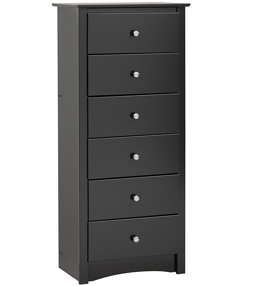 Lingerie chest of drawers Sonoma Lingerie chest with six drawers - black image IDMOTFW