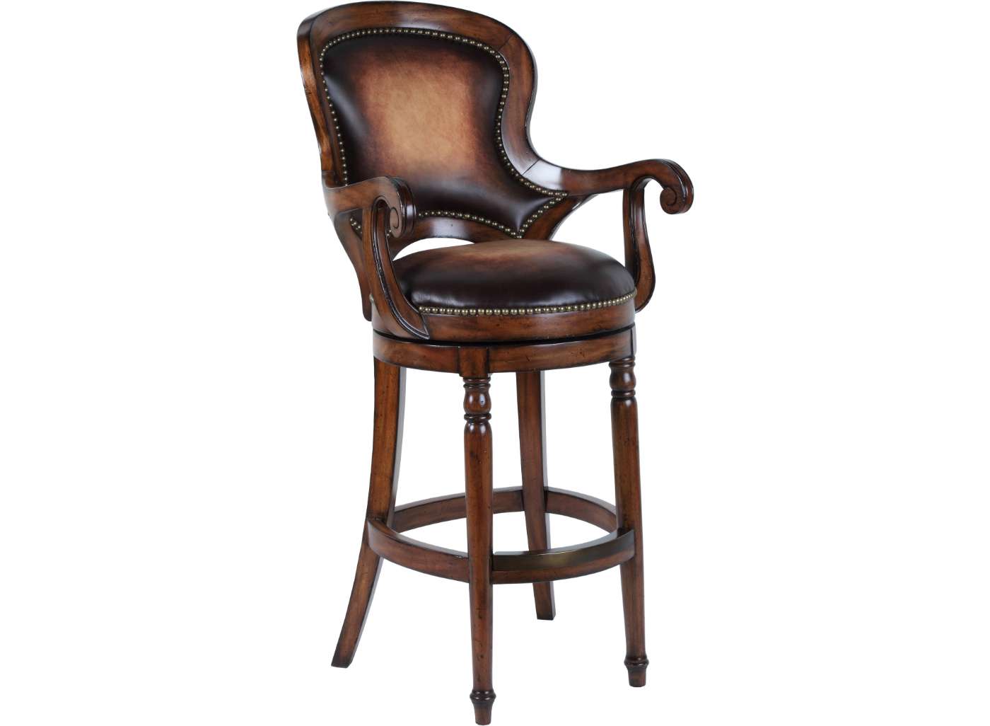 living luxury wooden bar stool with backrests 13 amazing brown leather and BOQGXRZ