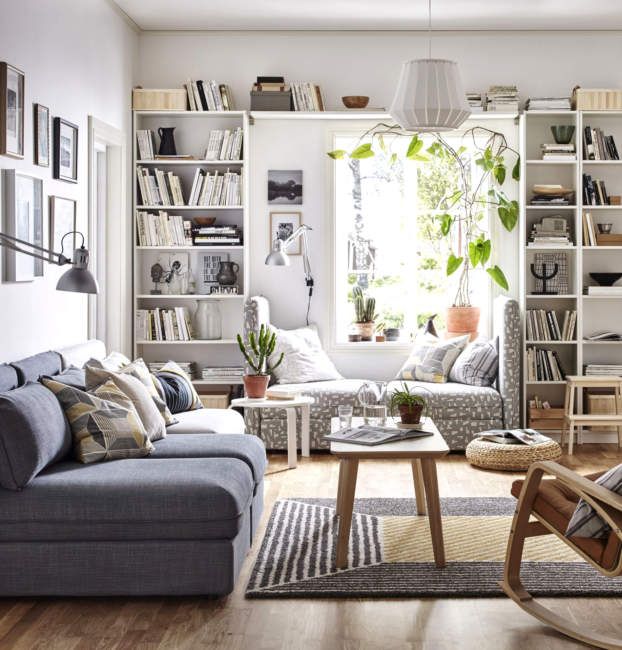 20+ Scandinavian bookcase ideas for your cozy living room
