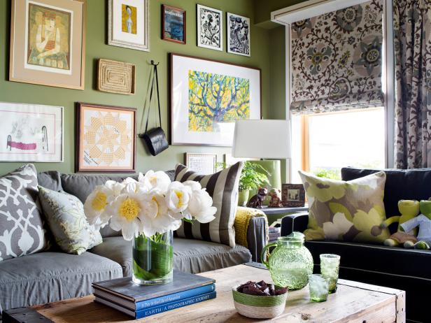 Living room decor ideas copy these designs for a living room that is both stylish and eclectic.  QVCIVUA