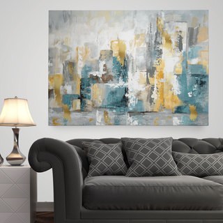 living room wall art wexford home & cityscapes iu0027 premium gallery wrapped canvas ... ASJPJOS