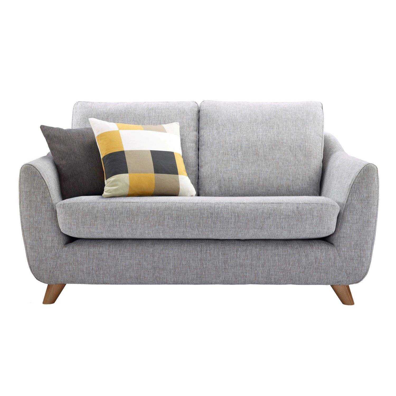 Two-seater sofas for small spaces |  cheap small sofa decoration: fascinating gray CWUTWIO