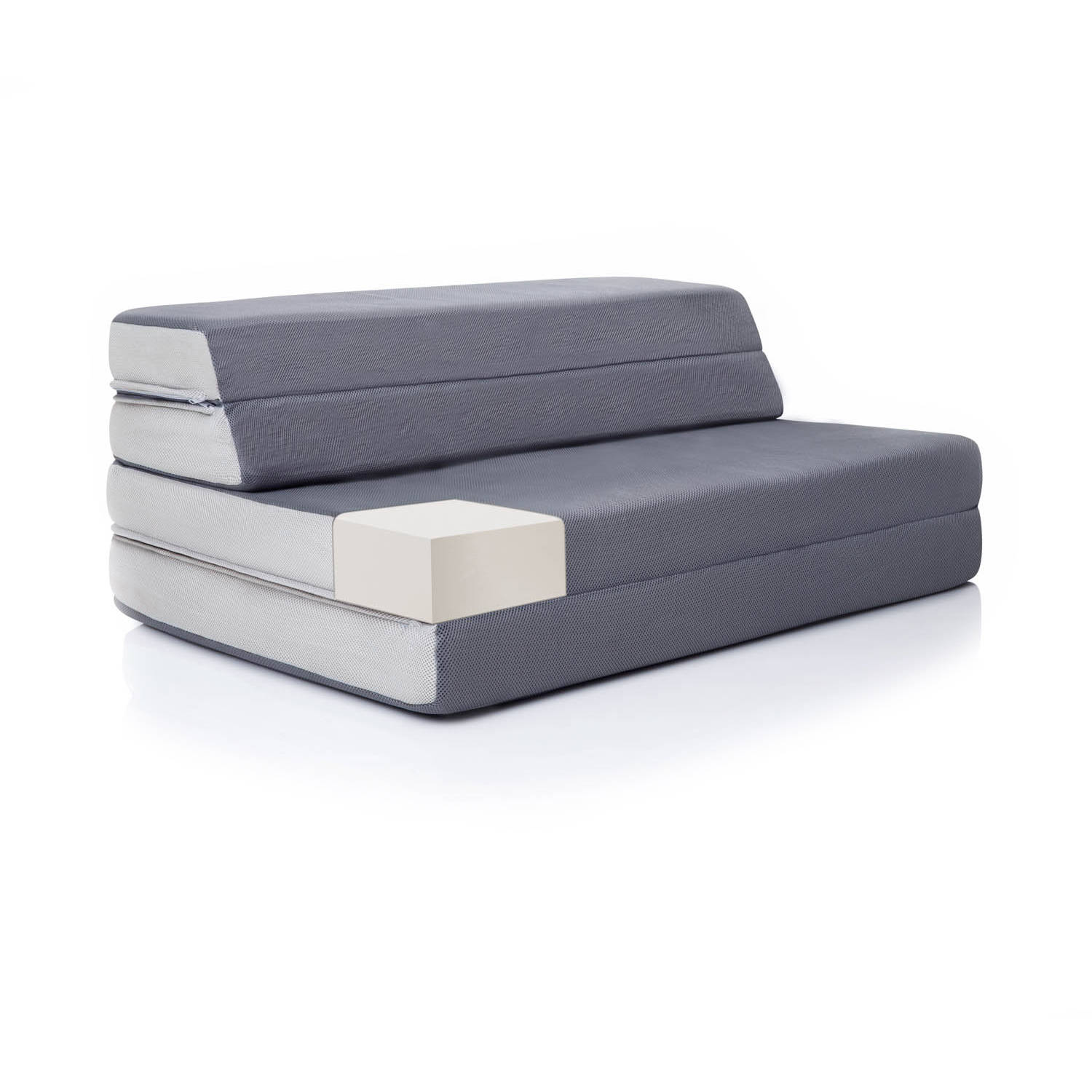 Lucid 4 inch folding mattress and sofa armchair, several sizes CBVHLTY