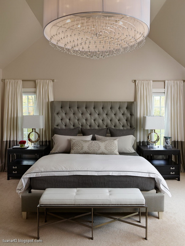 Luxury beds luxurious gray bedroom with a great design.  IXMKTIO