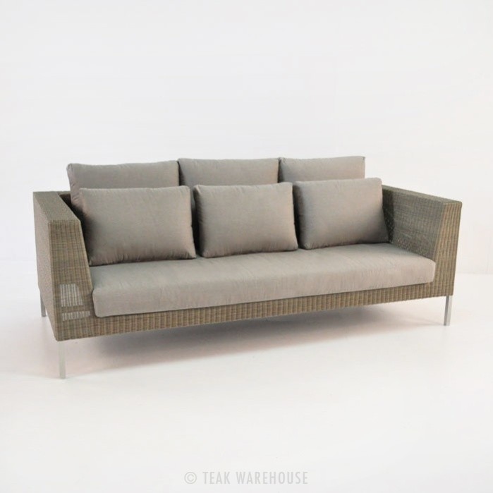madison outdoor wicker sofa (stonewash) -0 TQFKXDU