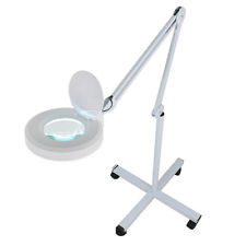 Magnifying lamp 5x diopter magnification Rollable floor lamp magnification height-adjustable spa YBJKBXQ