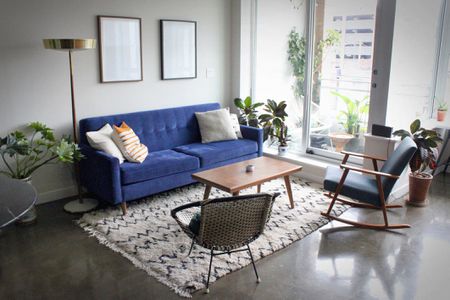 Modern mid-century living room idea