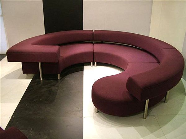 modern Art Deco furniture Art Deco-influenced semicircular lounge with a timeless interior WULPKYE
