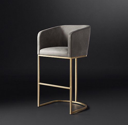 modern bar stools all bar & counter stools |  rh modern MTULHQN