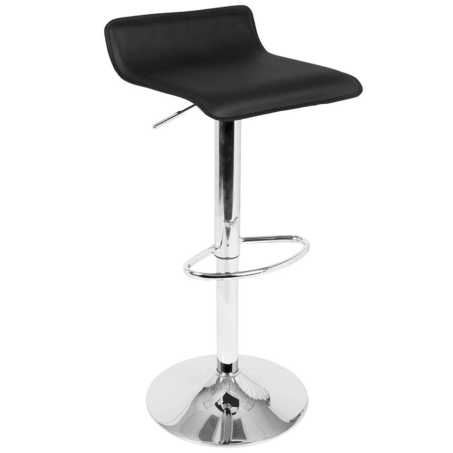 contemporary bar stool andrew adjustable black contemporary bar stool AMBTVPN