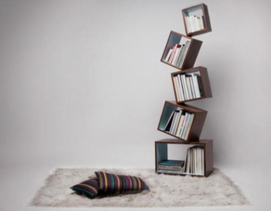 modern bookcase that falls down AHIDFBL