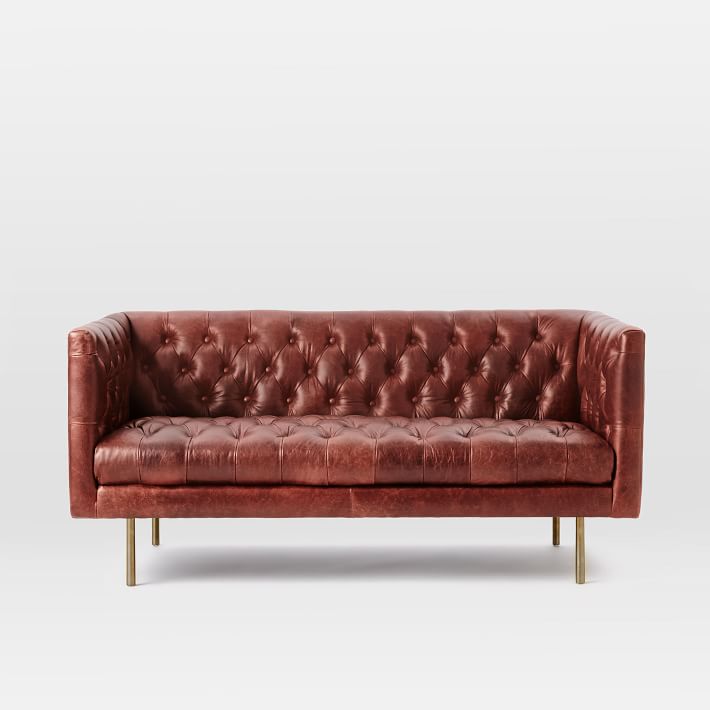 contemporary Chesterfield leather sofa (79 IALSKYE