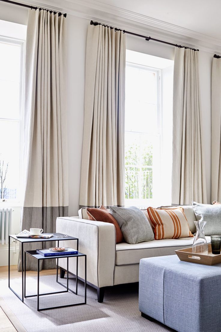 modern curtains love the curtains!  quiet living room contemporary modern traditional neoclassical by QCLISEA