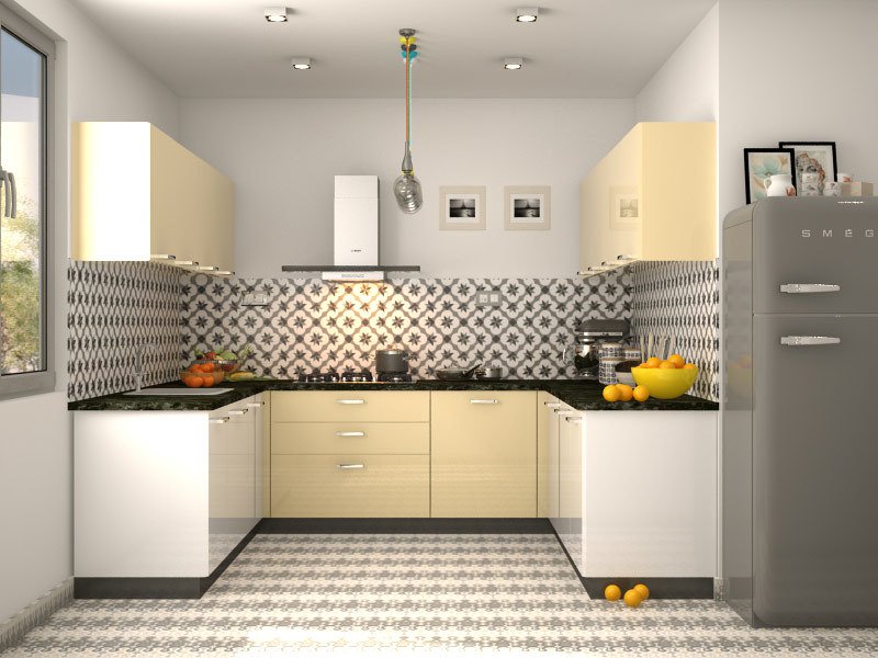 modular kitchens fabio u-shaped modular kitchen designs DXNCSWR
