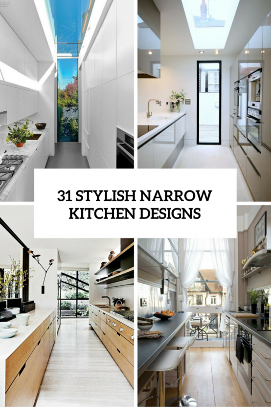 31 stylish and functional super slim kitchen design ideas - DigsDi