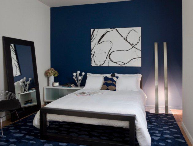 20 wonderful ideas for the navy blue bedroom |  Blue bedroom decor, blue.