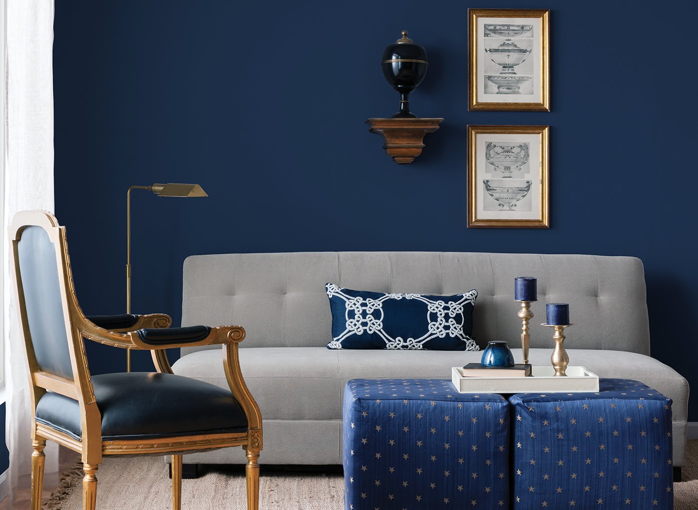 navy blue living room ideas - youtube YRTFKDF