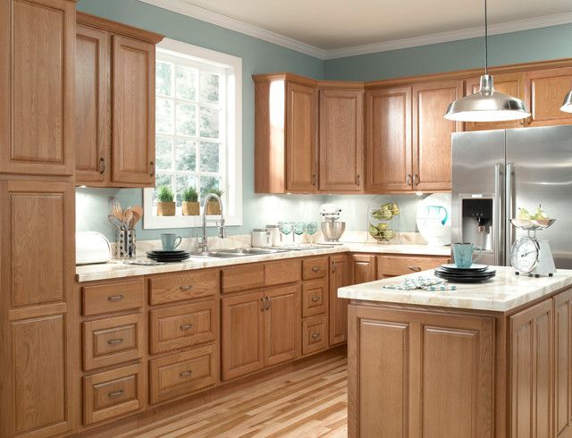 Kitchen remodeling with oak cabinets |  Deep distress |  Remodel kitchen.