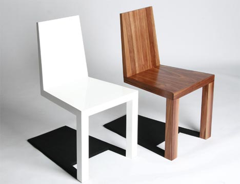 Furniture with optical illusion: creepy shadow chair design FXQYWCO