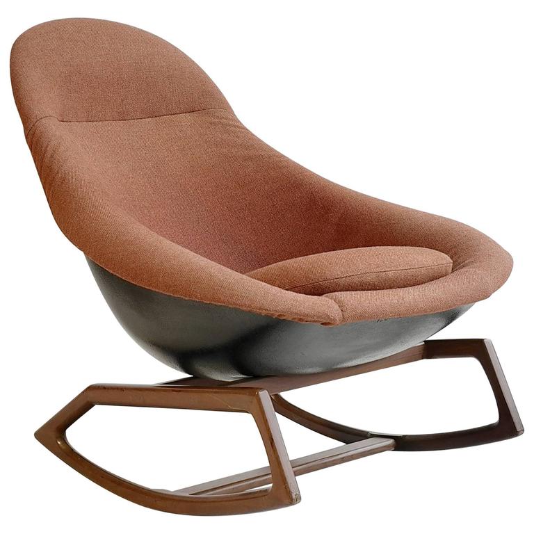 Organic Gemini rocking chair by walter s. Chenery for lurashell for sale ZQIKMIC