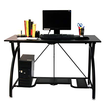 Origami foldable computer table, black ZHYAOKD