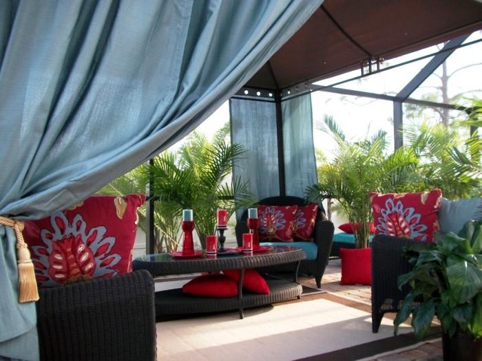 Outdoor Curtains 10 Relaxing Outdoor Curtain Designs WTEHSSQ