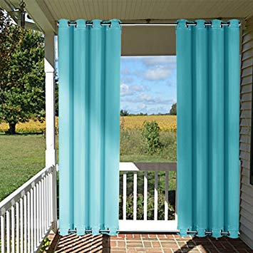 Outside curtains Outside curtain for terrace - nicetown versatile heat-insulated top CNESJKG